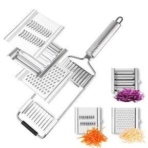 Compre 1 leve 2 RalaMAX™ - Ralador Multiuso Em Aço Inox + 4 Lâminas + Brinde Exclusivo - Malibu Express